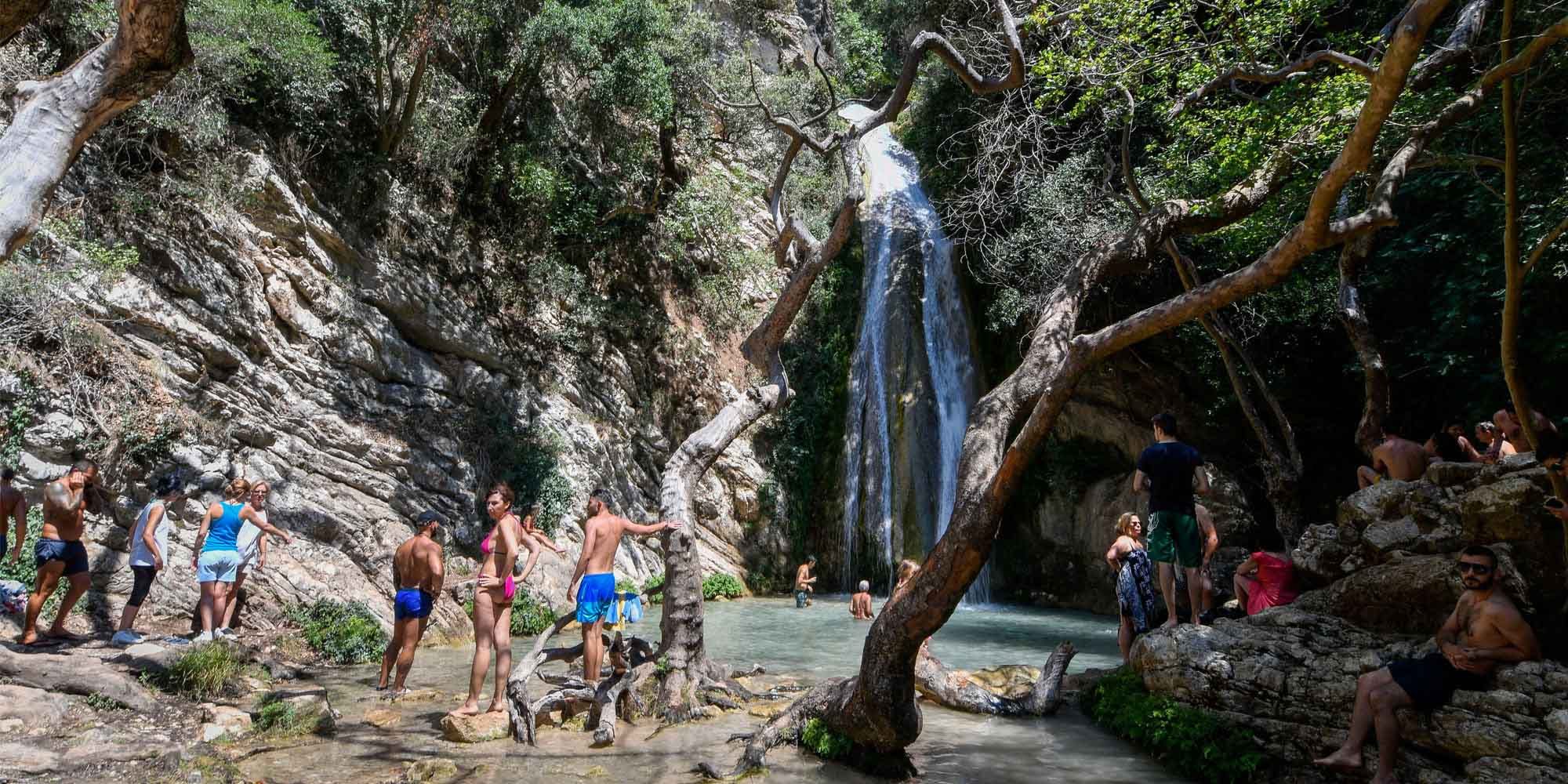 Περιήγηση στους καταρράκτες της Νέδα