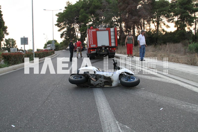 Κρέστενα: Βέσπα τράκαρε με . . . γίδα