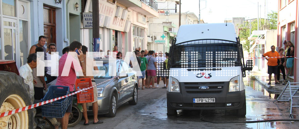 Κυλλήνη: Σκηνικό τρόμου με απόπειρα ληστείας σε χρηματαποστολή - Πυροβόλησαν μέσα στον κόσμο - Έκαψαν τρία αυτοκίνητα (Νεότ. ενημέρωση 20:37) photos &amp; video