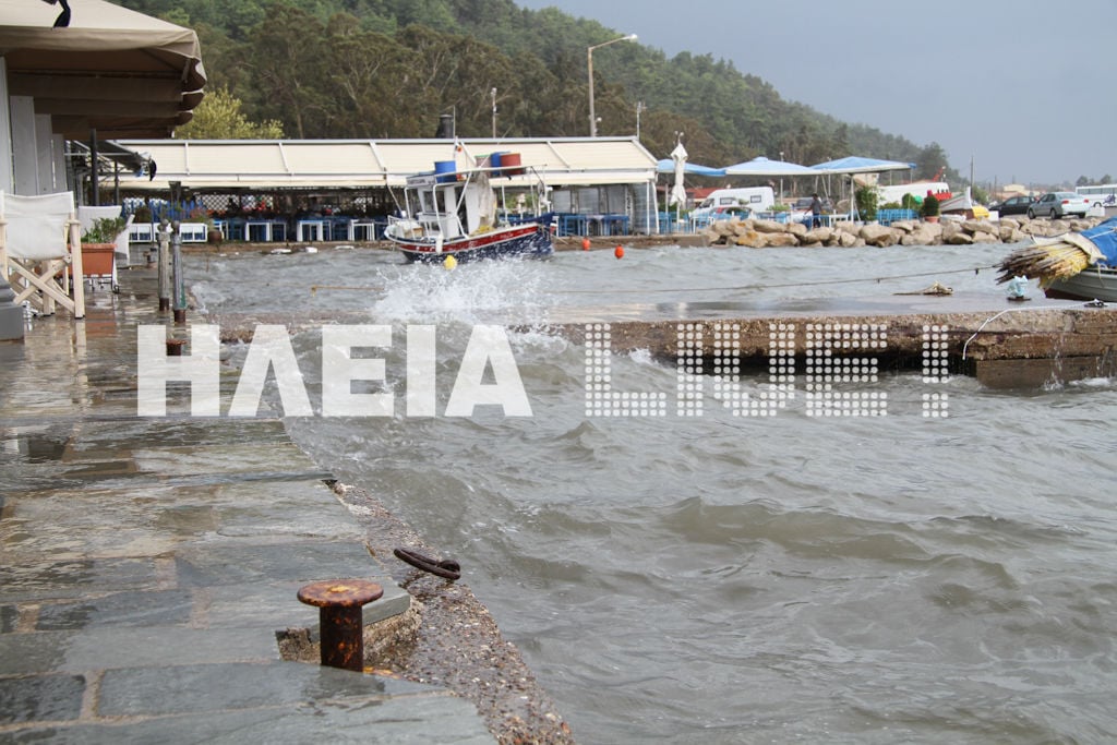 Κατάκολο: Εικόνες από το λιμάνι την ώρα των εννέα μποφόρ