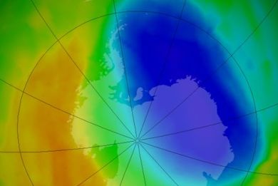 Συρρικνώθηκε η τρύπα του όζοντος