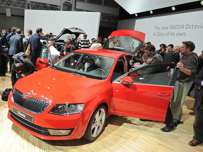 Live φωτογραφίες του Skoda Octavia 2013