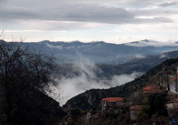 Ηλεία: Ισχυρές βροχοπτώσεις στην Ανδρίτσαινα