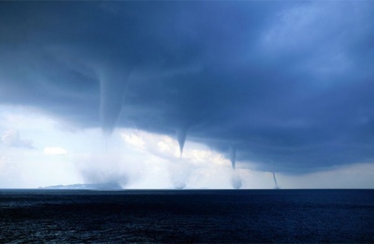 Σίφουνες στο Ιόνιο (photos)