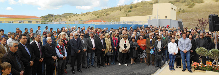 Λυμπέρης: &quot;Εγκαινιάσαμε και θέσαμε σε λειτουργία το διυλιστήριο πόσιμου νερού από την τεχνητή λίμνη Πηνειού&quot;