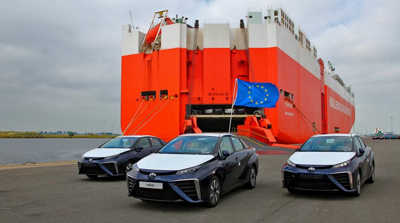 Το Toyota Mirai έφθασε στην Ευρώπη