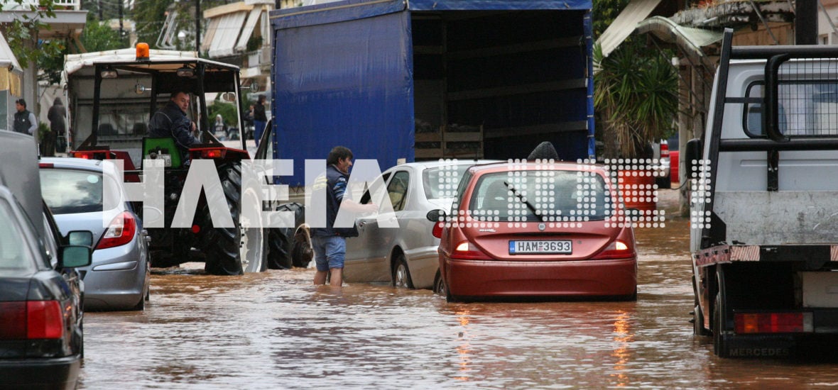 Ηλεία: Με αμείωτη ένταση συνεχίζεται το σφυροκόπημα του καιρού έως το πρωί της Παρασκευής