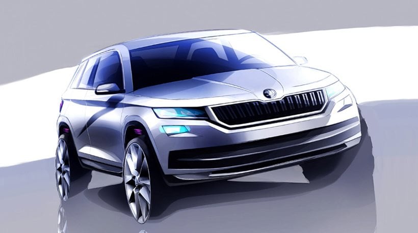 Επίσημα σκίτσα για το νέο SUV της Skoda