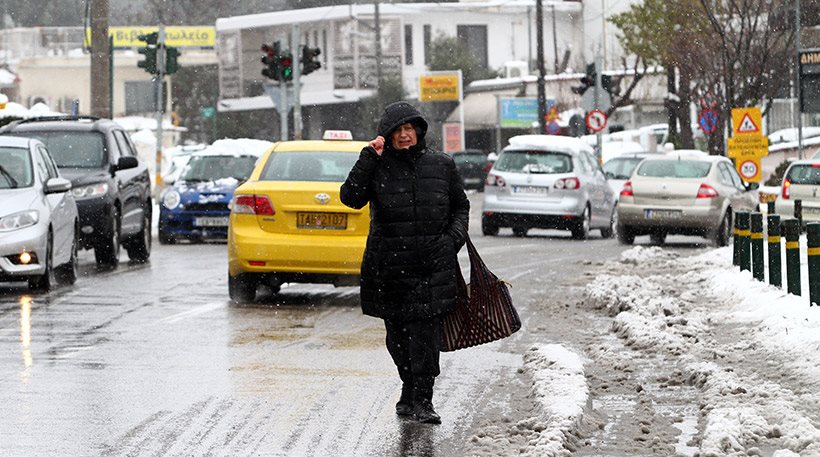 Έκτακτο Δελτίο της ΕΜΥ για τον χιονιά