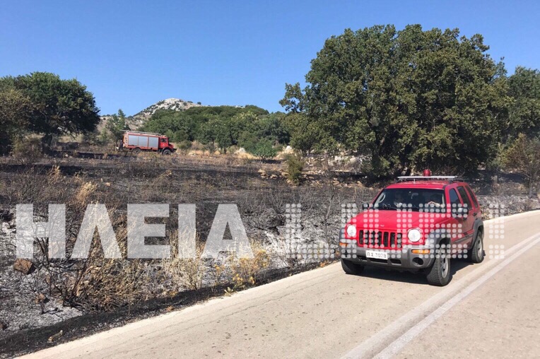 Ηλεία: Φωτιά σε εξέλιξη στο Κακοτάρι