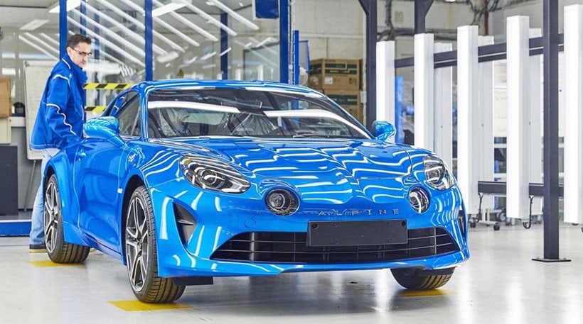 Πέρασε τη γραμμή παραγωγής η Alpine A110