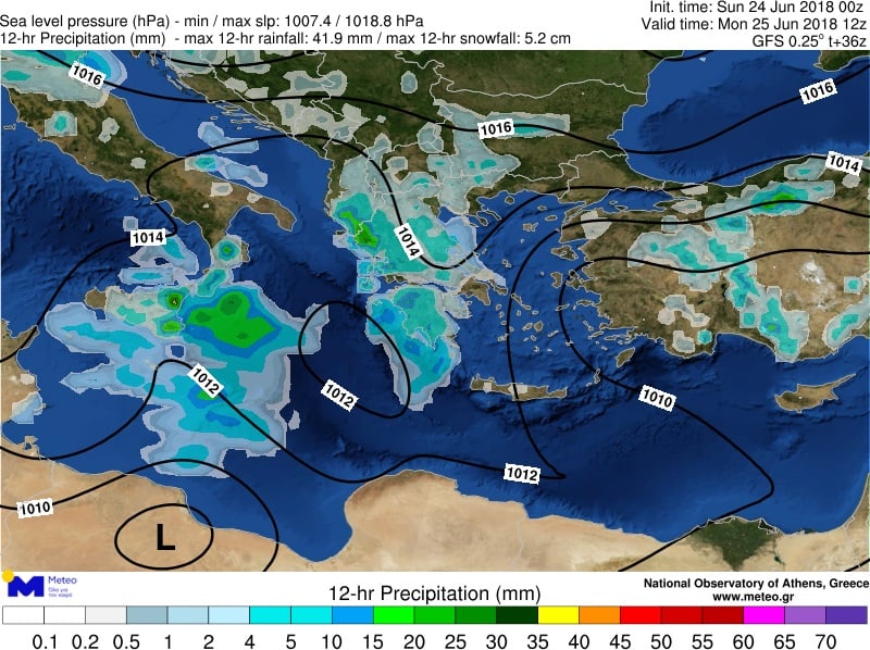 &quot;Νεφέλη&quot; : Έντονη κακοκαιρία έως και την Πέμπτη 28 Ιουνίου