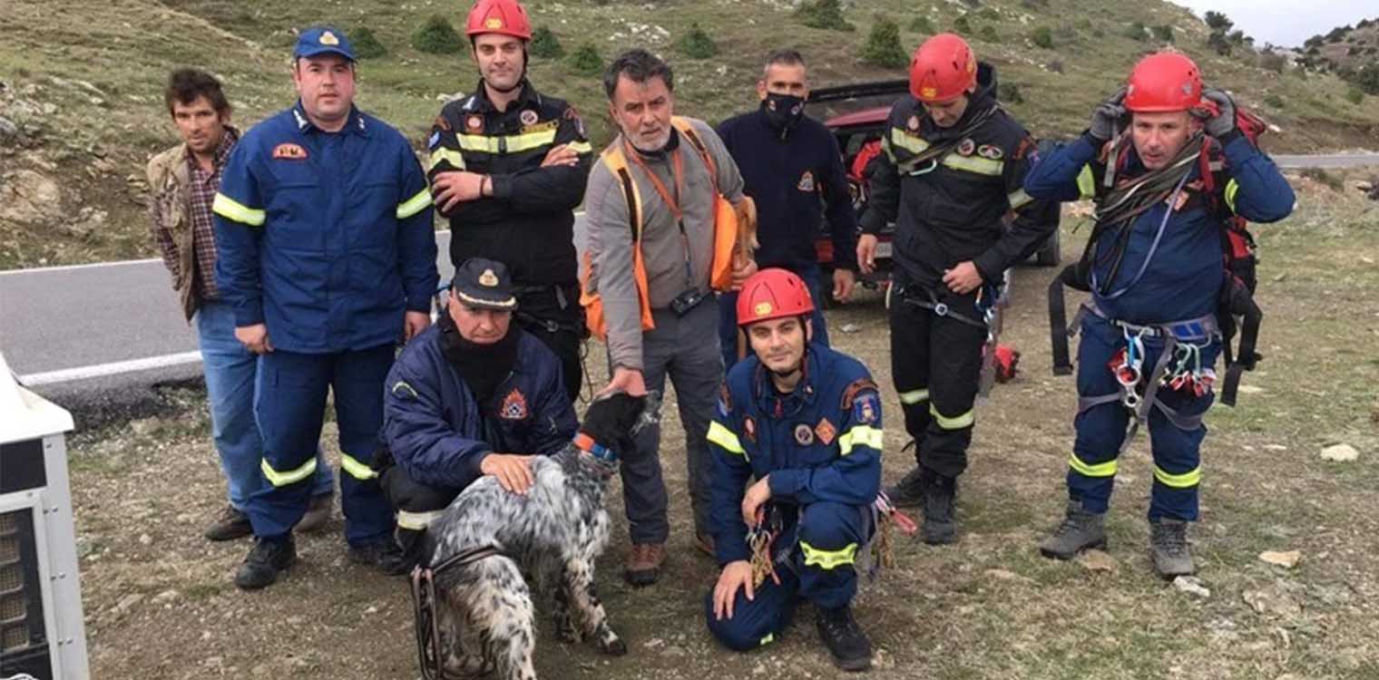 6η ΕΜΑΚ Πάτρας: Η διάσωση ενός σκυλάκου που έπεσε σε χαράδρα (photos-video)