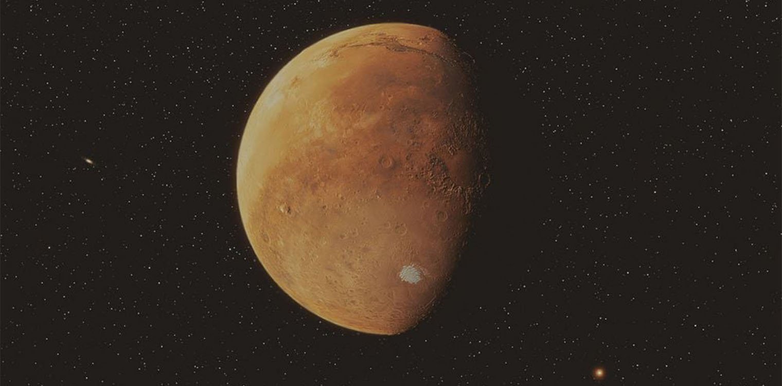 Παγετός εντοπίστηκε στις καλδέρες των κολοσσιαίων ηφαιστείων του Άρη