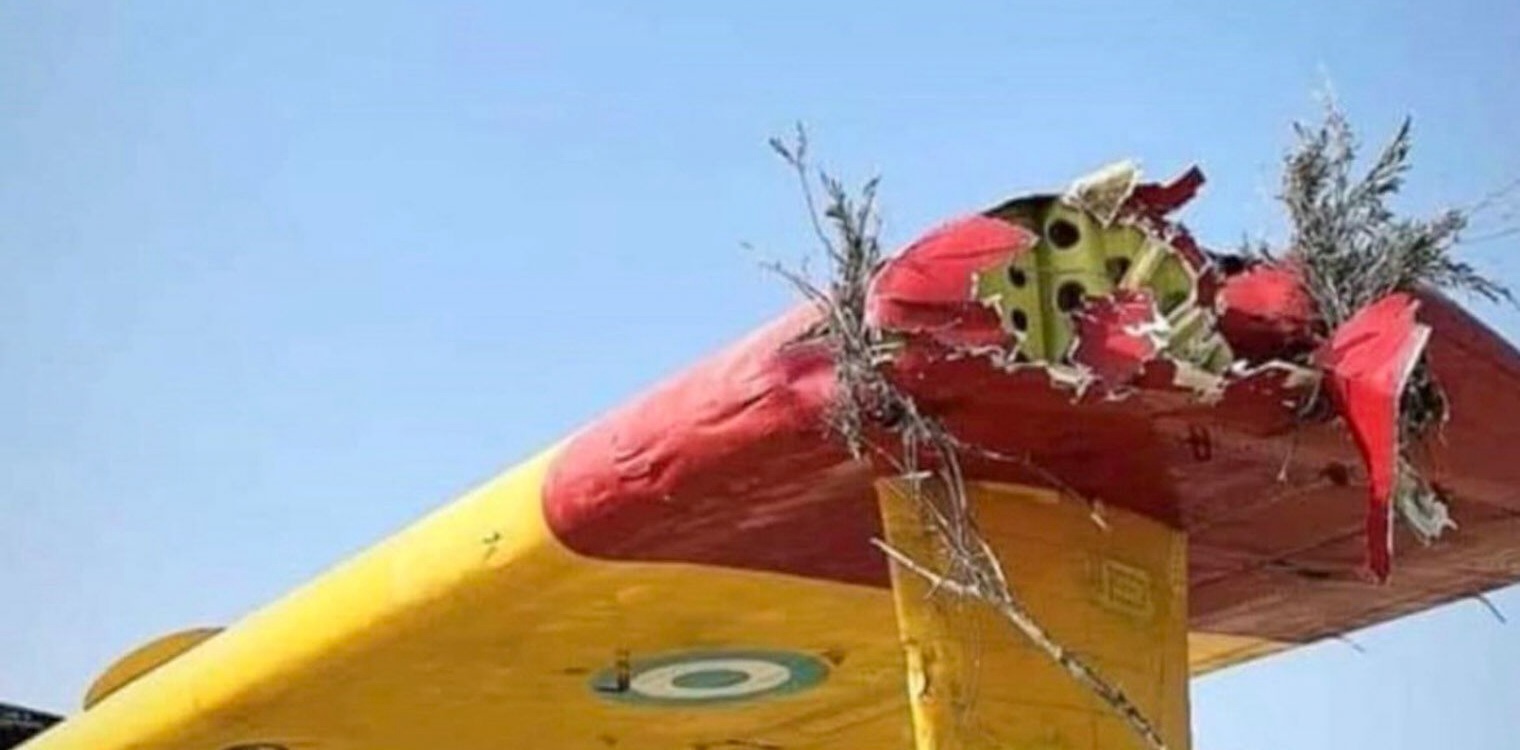 Από την 117 ΠΜ το Canadair που χτύπησε σε δέντρο στη Ναύπακτο - Καθηλώθηκε για επισκευές