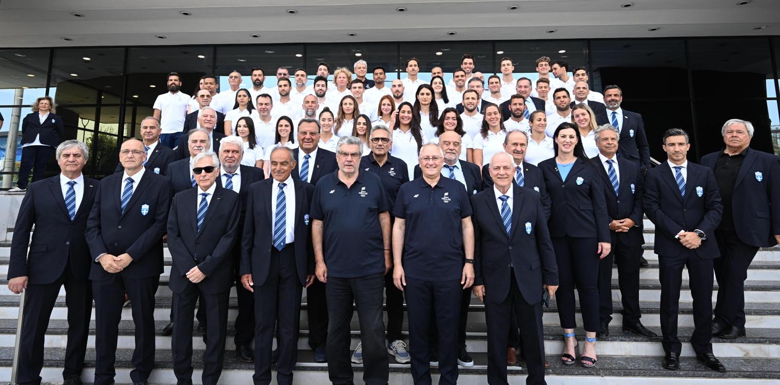 Η επίσημη φωτογράφιση της Ελληνικής Ολυμπιακής Ομάδας