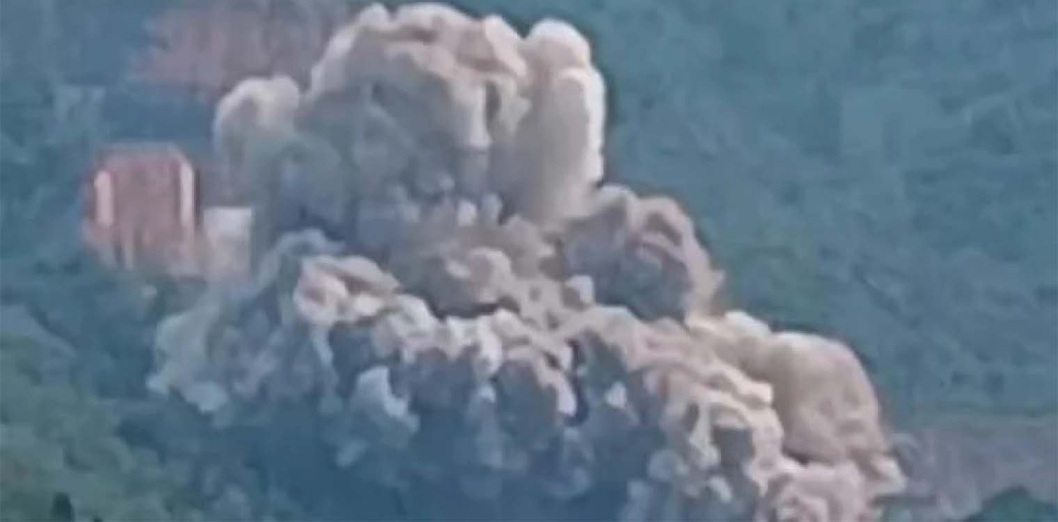Καταστροφική δοκιμή πυραύλου στην Κίνα που εκτοξεύτηκε κατά λάθος (video)
