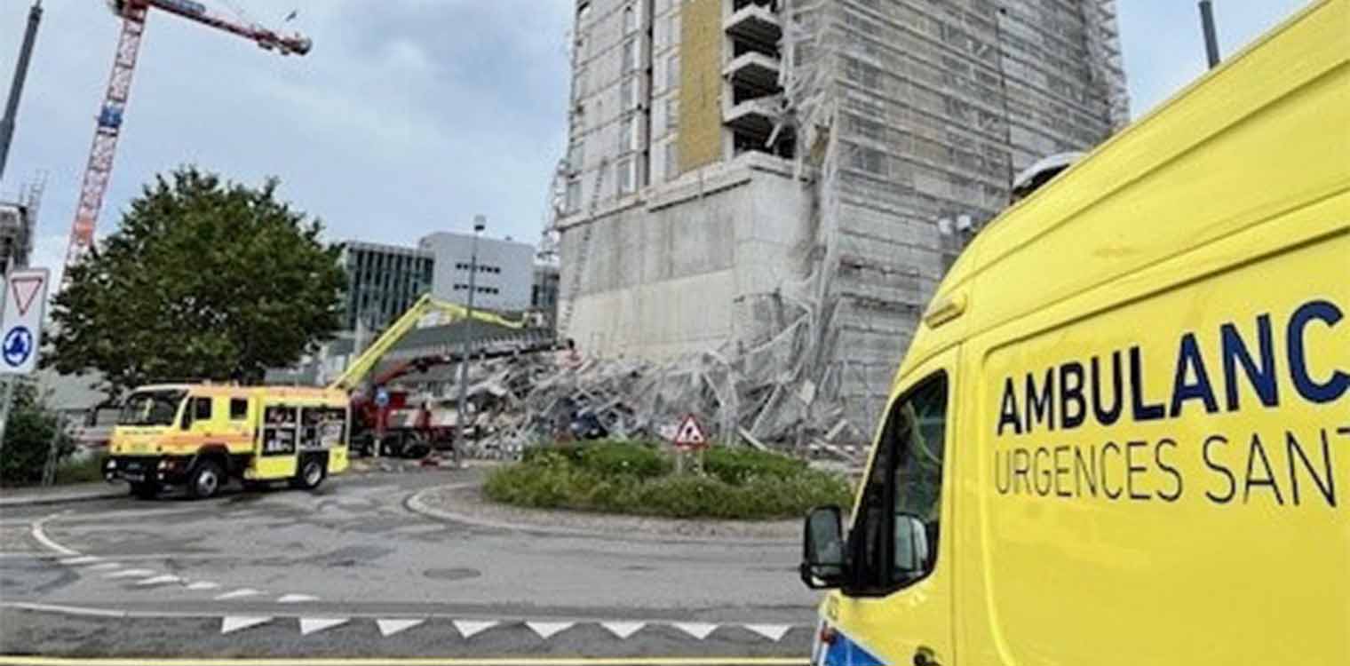 Ελβετία: Τρεις νεκροί και οκτώ τραυματίες από την κατάρρευση σκαλωσιάς