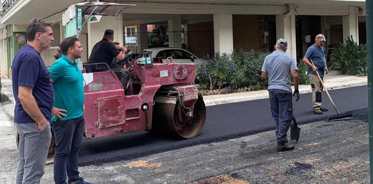 Άλλαξε εικόνα η οδός Σισίνη στην Αμαλιάδα, μετά την ολική αποκατάσταση του οδοστρώματος από το Δήμο Ήλιδας