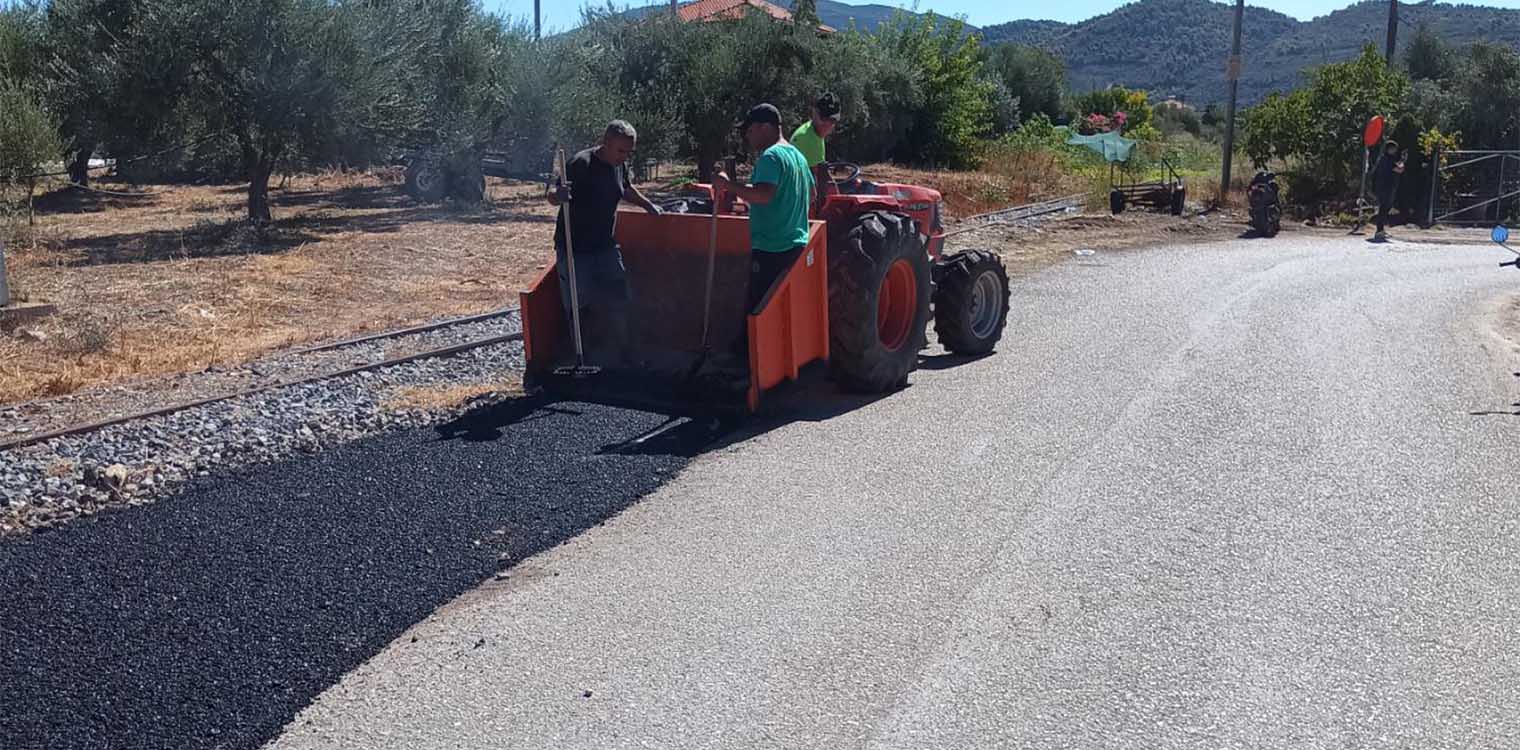 «Kλείσιμο λακκουβών» σε οδούς του Δήμου Ζαχάρως