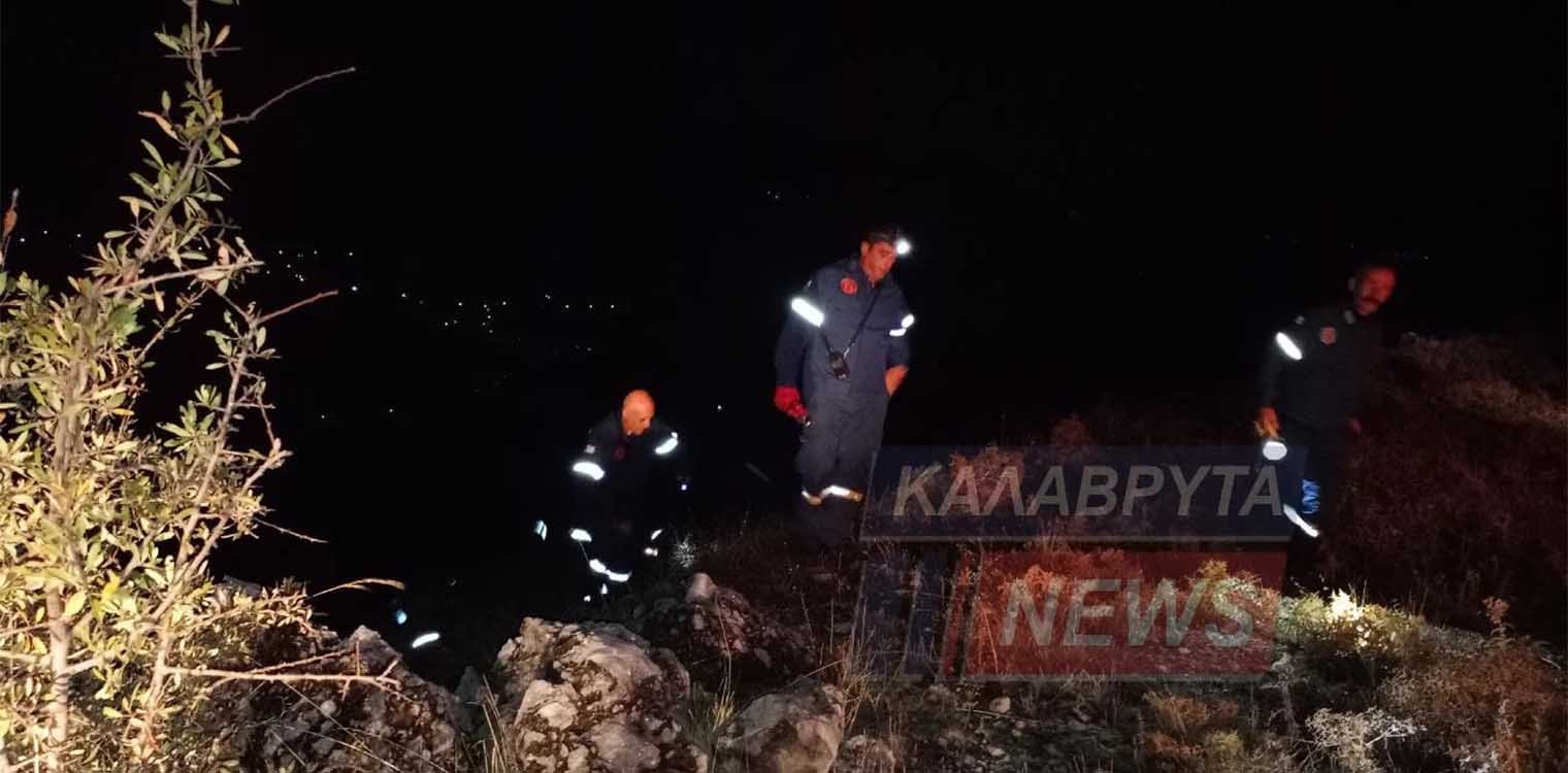 Καλάβρυτα: Αυτοκίνητο έπεσε σε γκρεμό - Απεγκλωβίστηκε με τις αισθήσεις του ο οδηγός