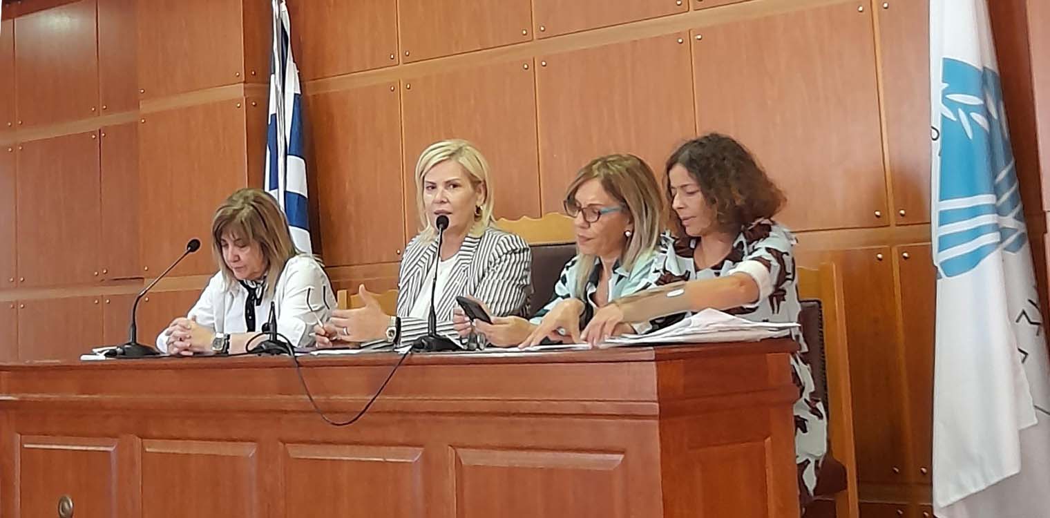 Συνάντηση της Αντιπεριφερειάρχη, Γεωργίας Ντάτσικα, με εκπροσώπους των Μ.Φ.Η και των Κοινωνικών Δομών για ΑμεΑ