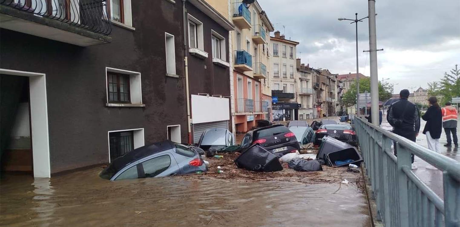 Γαλλία: Πλημμύρες, ζημιές και διακοπές ηλεκτροδότησης από τις σφοδρές βροχοπτώσεις