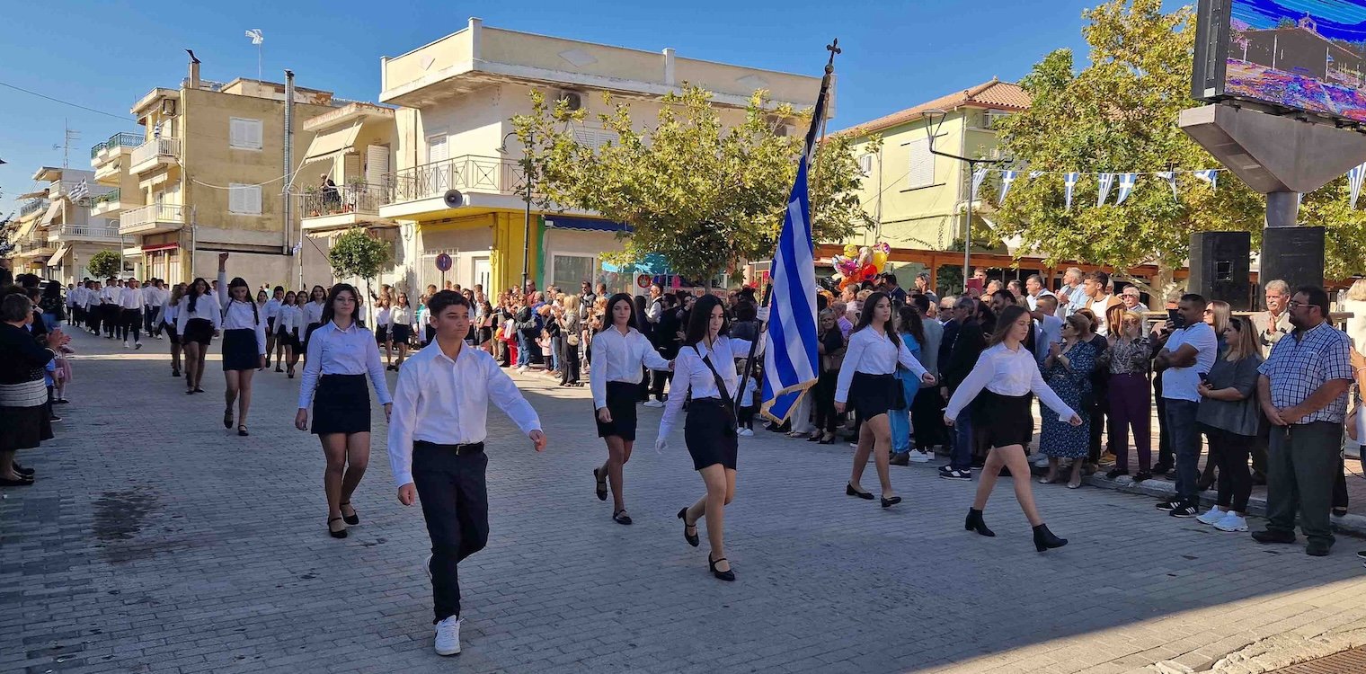 Λαμπρές εορταστικές εκδηλώσεις για την Επέτειο της 28ης Οκτωβρίου στον Δήμο Πηνειού