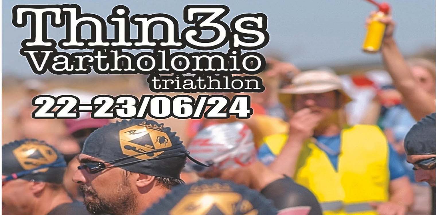 Thin3s Vartholomio Triathlon: Το αθλητικό γεγονός του φετινού καλοκαιριού στον Δήμο Πηνειού 22 και 23 Ιουνίου