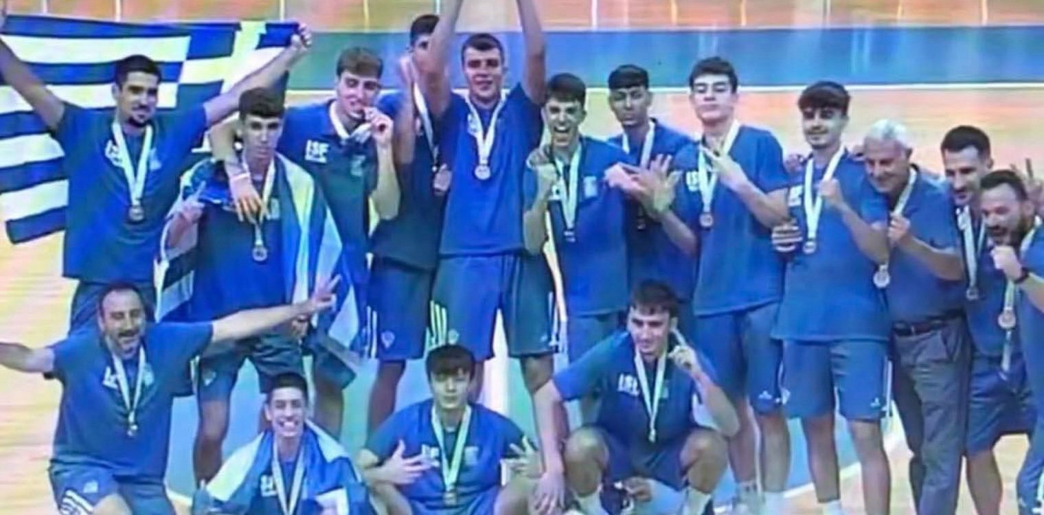 Παγκόσμια Πρωταθλήτρια στο σχολικό μπάσκετ η Ελλάδα - Καμαρώνει η Ηλεία για τον Πυργιώτη Βαγγέλη Γιαννάτο