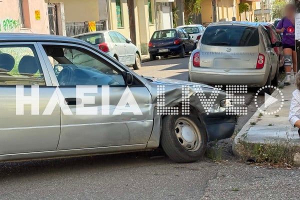 Πύργος: Τροχαίο με ελαφρύ τραυματισμο στην Τ. Πετροπούλου