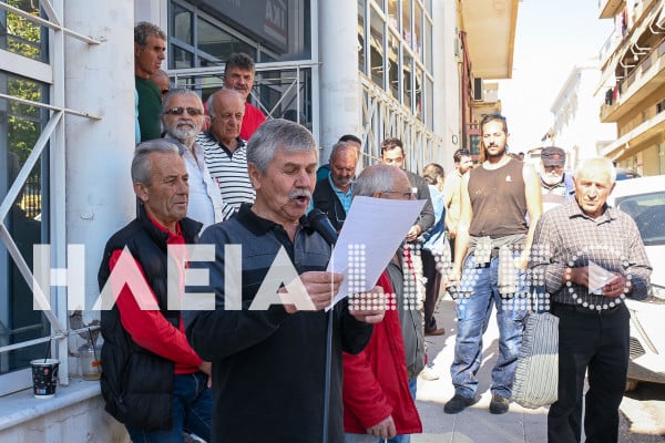 Ηλεία: Απεργιακή συγκέντρωση των οικοδόμων με δυναμική παρουσία και αποφασιστικά μηνύματα