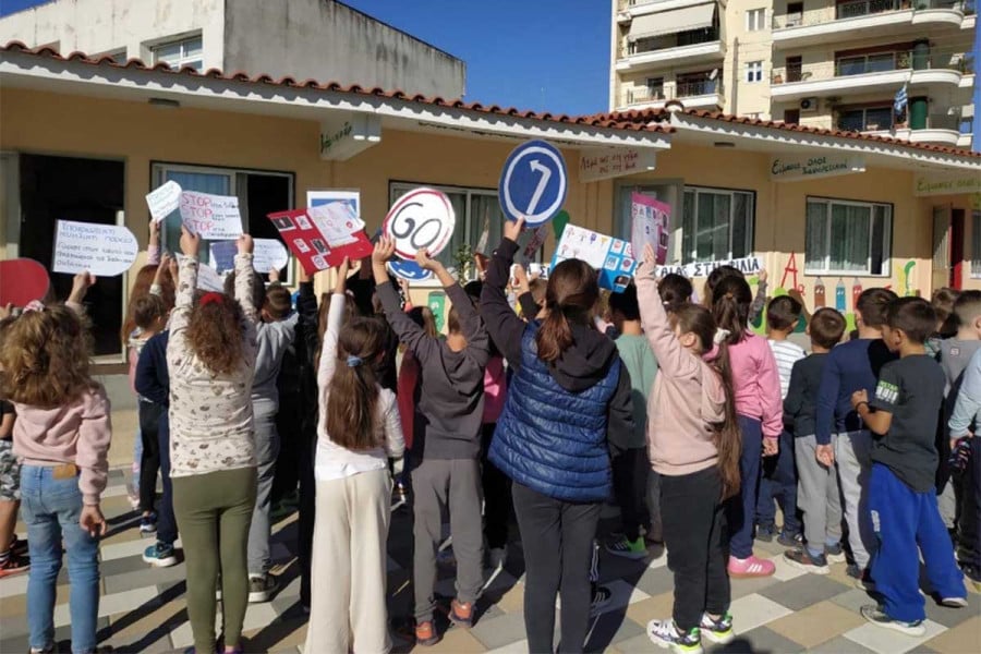 Η Τροχαία στο 2ο Δημοτικό Πύργου