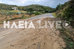 Φιγαλεία: Προβλήματα από την κακοκαιρία σε υποδομές και καλλιέργειες