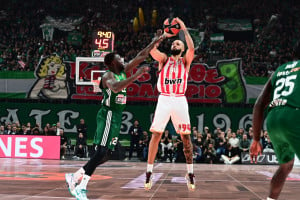 Euroleague: «Σφραγίδα» Φουρνιέ σε ένα επικό ντέρμπι, Παναθηναϊκός-Ολυμπιακός 89-94