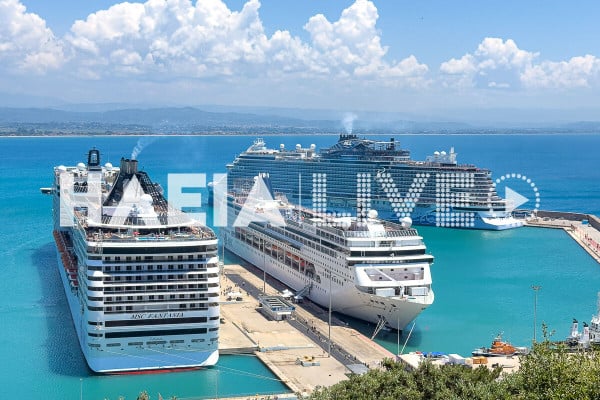Κατάκολο: Μέρα γιορτής με τρία κρουαζιερόπλοια και σχεδόν 12.500 κόσμο