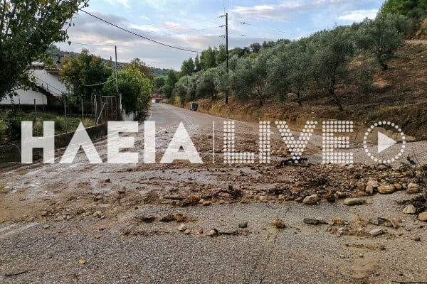 Δήμος Ζαχάρως: Κηρύχθηκε σε έκτακτη ανάγκη λόγω της τελευταίας κακοκαιρίας