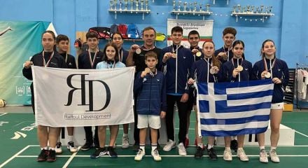 Φιλαθλητικός - Badminton: Μεταλλιούχοι οι Πετροπούλου και Αντύπας στο Βαλκανικό