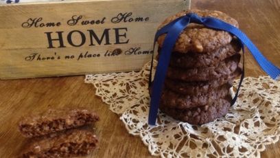 Cookies με βρώμη και καστανή (μαλακή) ζάχαρη