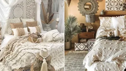 25 Boho Chic Υπνοδωμάτια που σας προσκαλούν