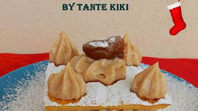 Mille feuilles με κρέμα κάστανου