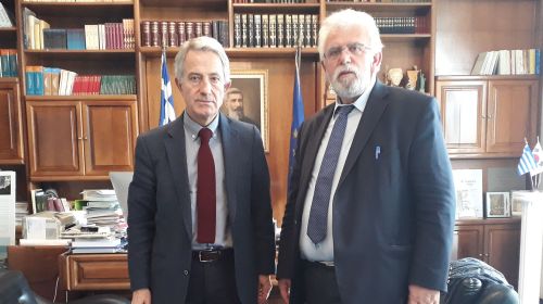 Συνάντηση Δημάρχου Ήλιδας με τον υποψήφιο Περιφερειάρχη Δυτικής Ελλάδας Κώστα Σπηλιόπουλο